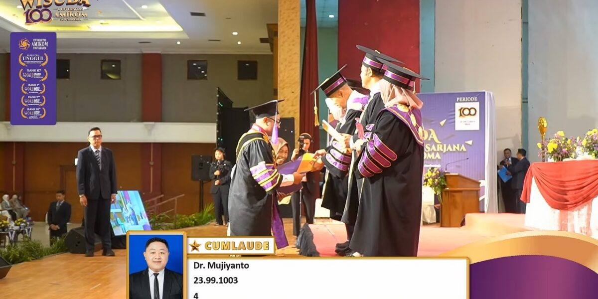 AMIKOM Perdana Kukuhkan Tiga Doktor Informatika