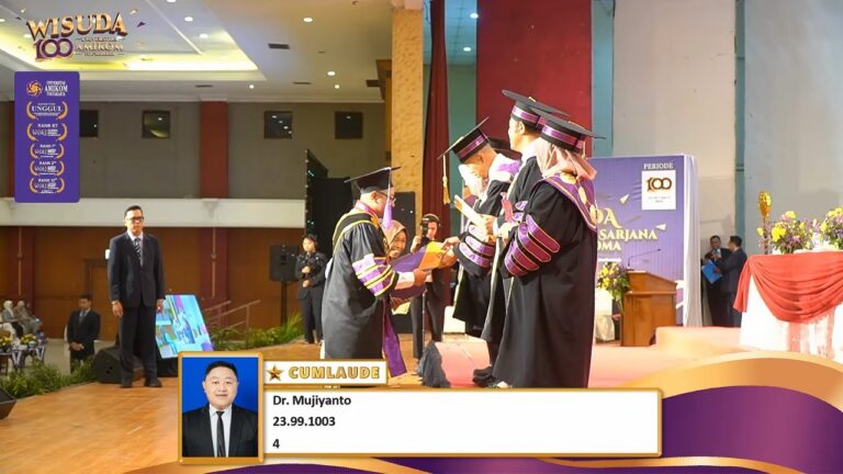 AMIKOM Perdana Kukuhkan Tiga Doktor Informatika